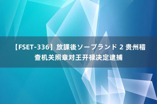 【FSET-336】放課後ソープランド 2 贵州稽查机关照章对王开禄决定逮捕