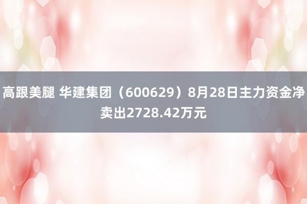 高跟美腿 华建集团（600629）8月28日主力资金净卖出2728.42万元