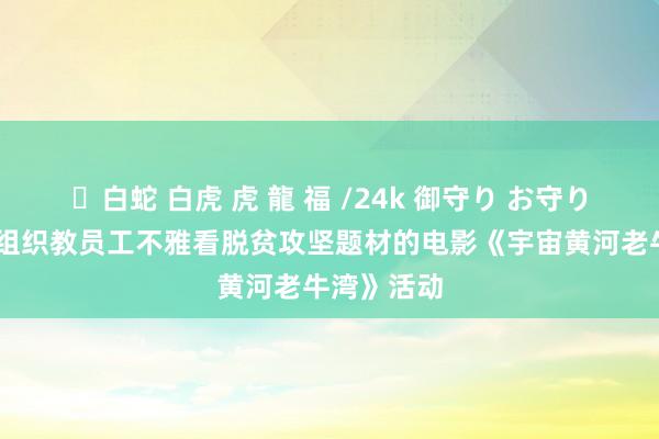 ✨白蛇 白虎 虎 龍 福 /24k 御守り お守り 学校工会组织教员工不雅看脱贫攻坚题材的电影《宇宙黄河老牛湾》活动